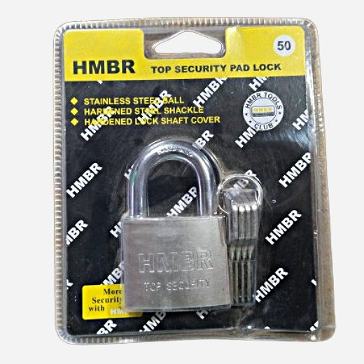 HMBR Top Security Pad Lock 50mm