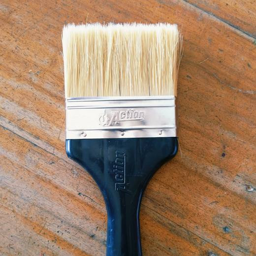 Action Paint Brush (Plastic Handle)5"x125mm