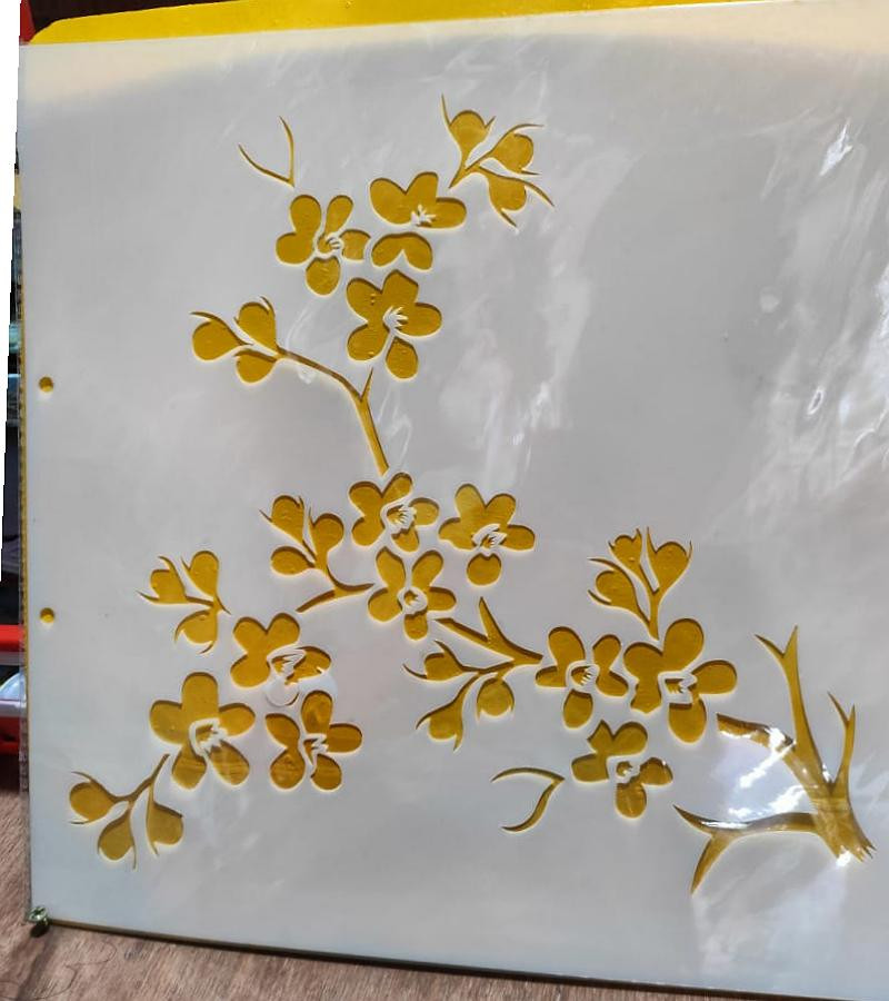 Stencil Wall & Art Painting design Paper 12"by 12"