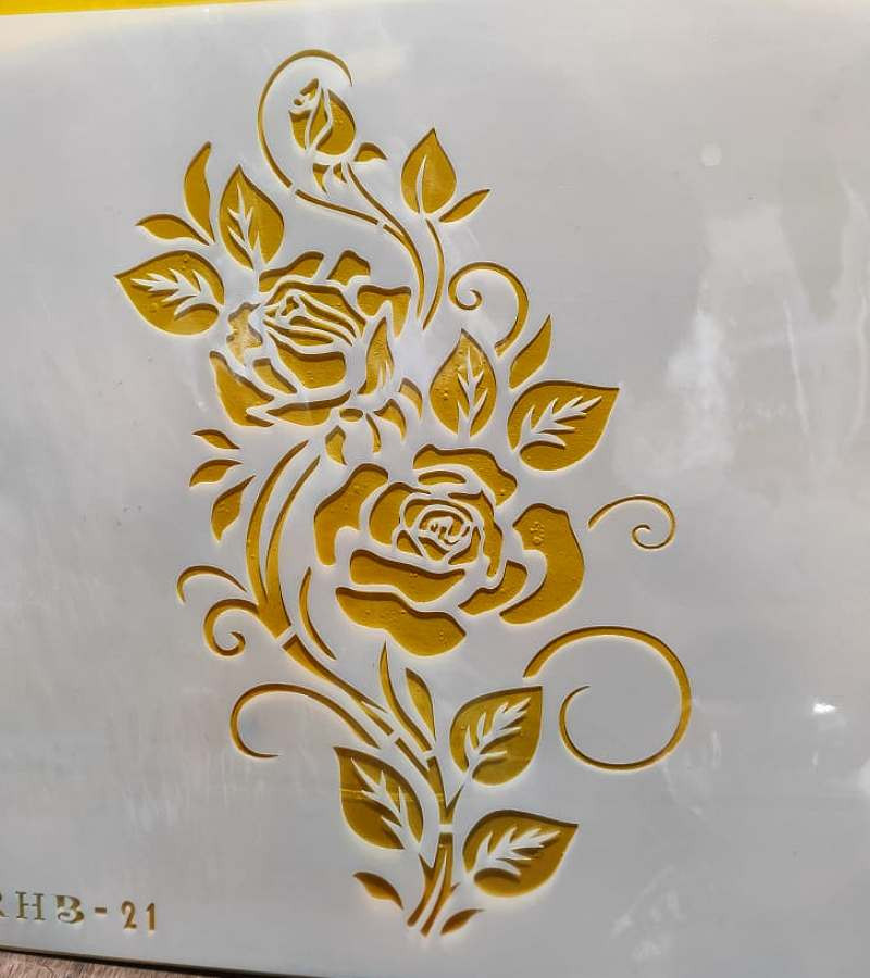 Stencil Wall & Art Painting design Paper 12"by 12"
