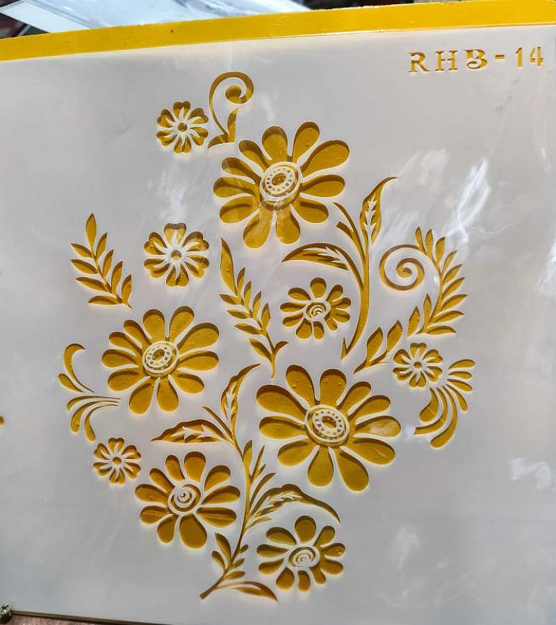 Stencil Wall & Art Painting design Paper 12"by 12"