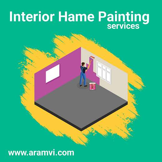 Home Painting with Paints for Interior 01 (Per Square Feet)
