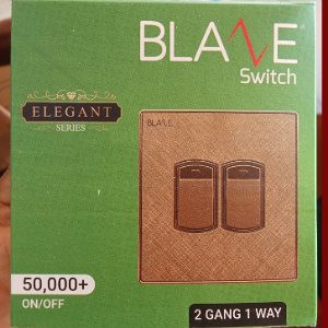 BLAZE SWITCH 2 GANG 1 WAY