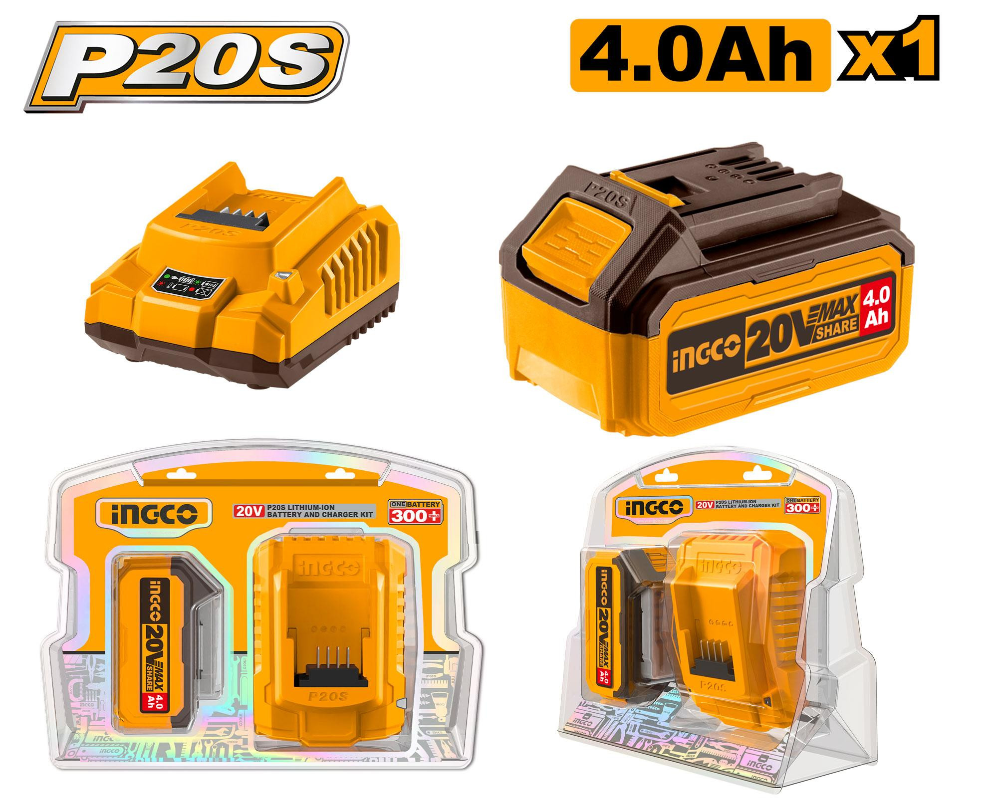 P20S Lithium-Ion battery and charger kit