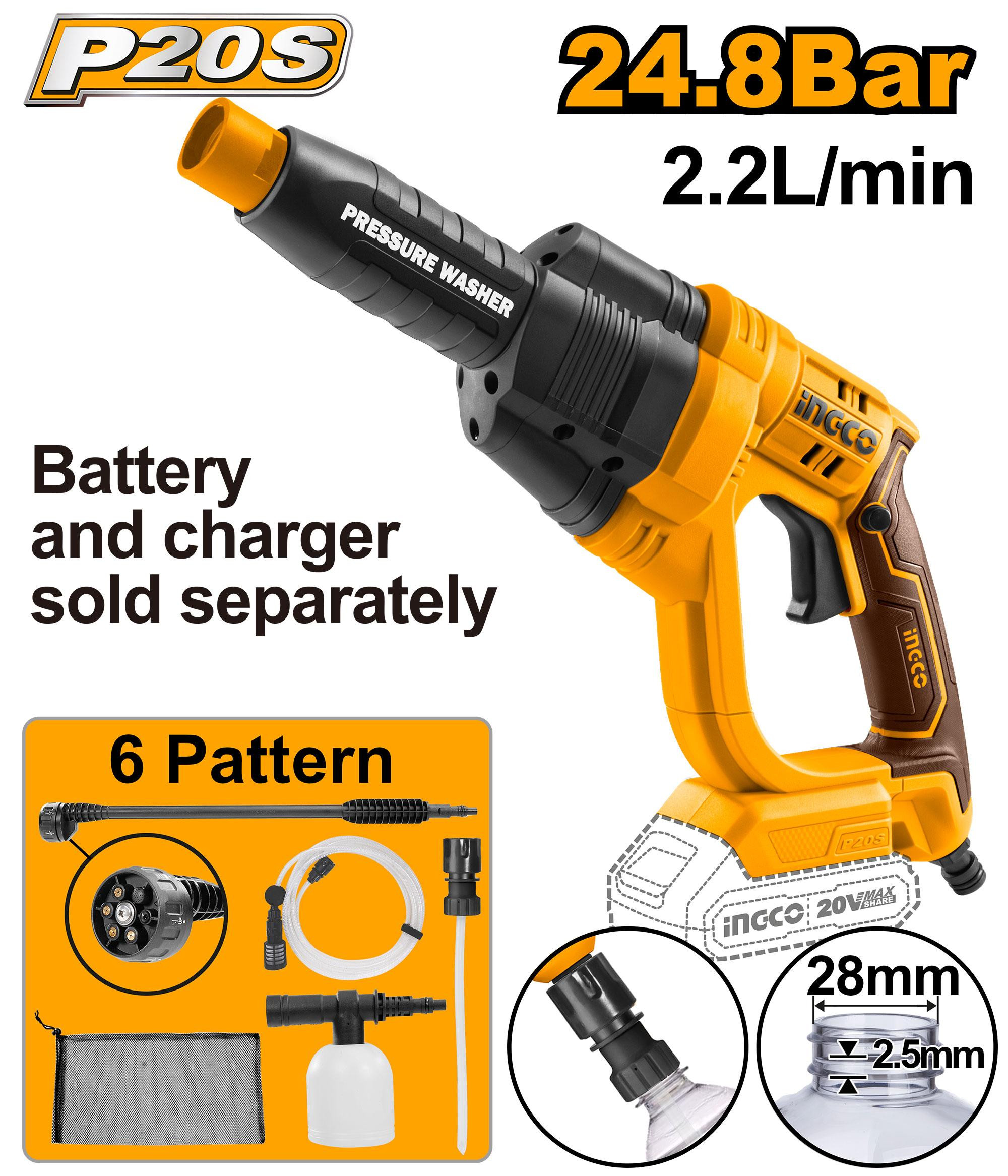 Cordless pressure washer