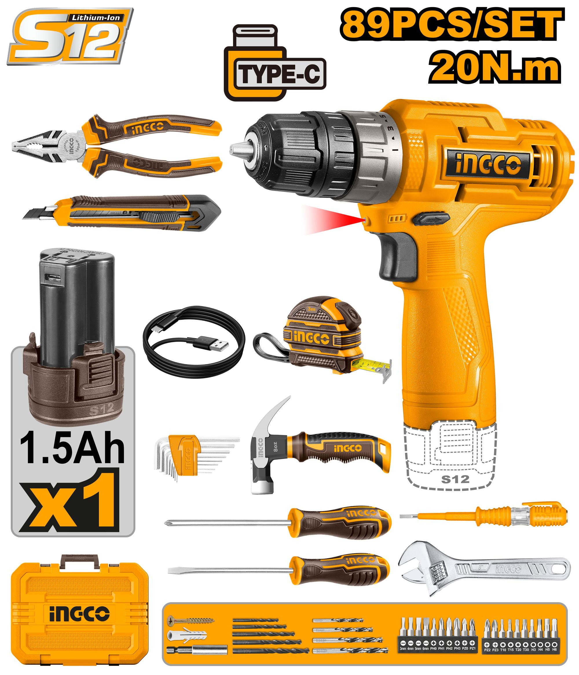89 Pcs Tools set