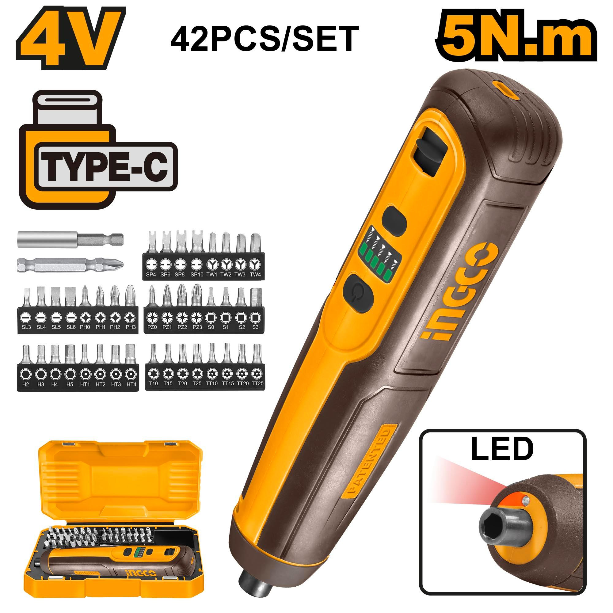 Cordless screwdriver