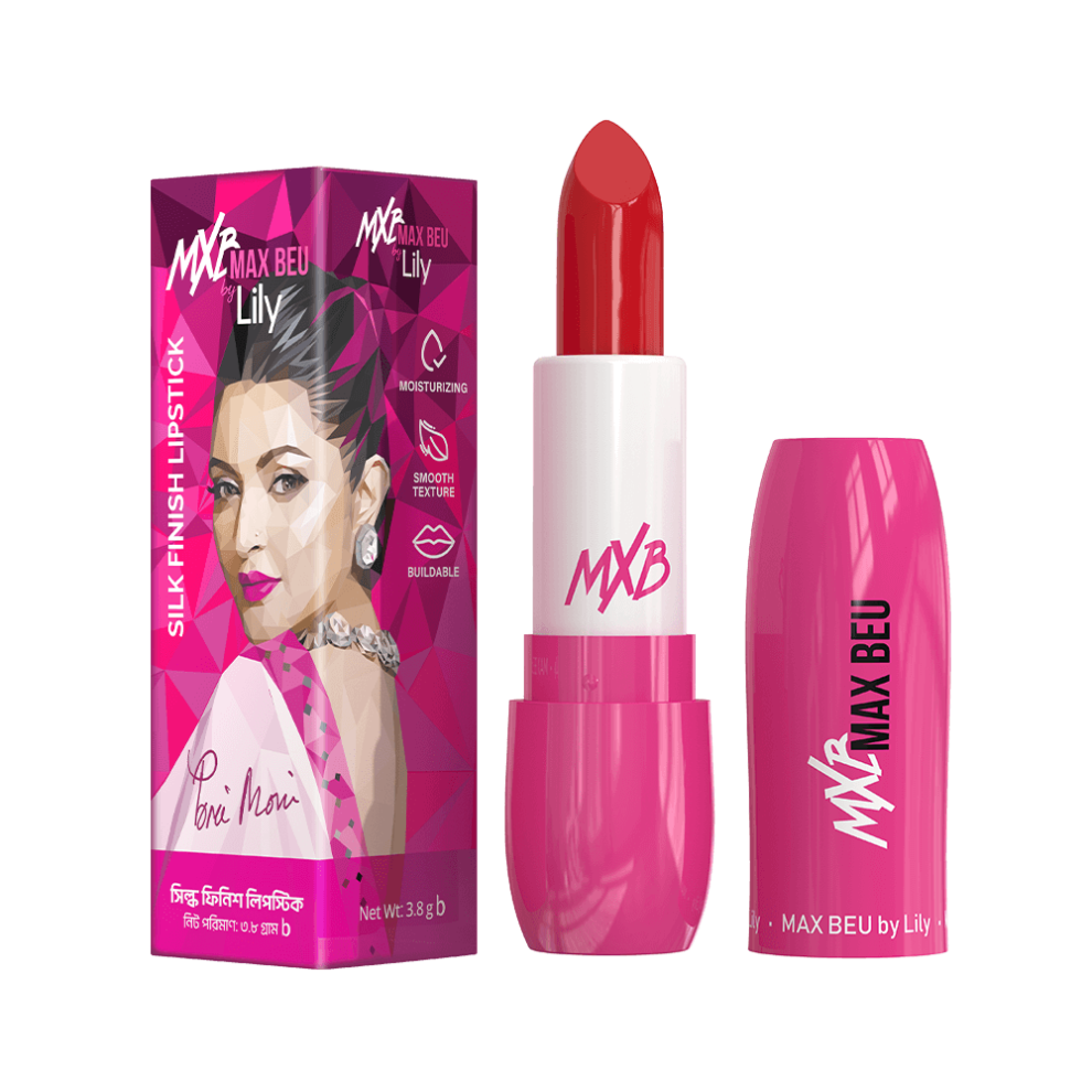 Max Beu Silk Finish Lipstick – 54