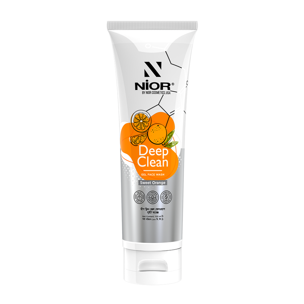 Nior Deep Clean Gel Face Wash Sweet Orange