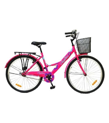 Duranta Angellena Ladies Single Speed 26" Bicycle With Basket