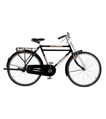Duranta Steel 1-Spd Durjoy 2-Bar 26" Black Bicycle
