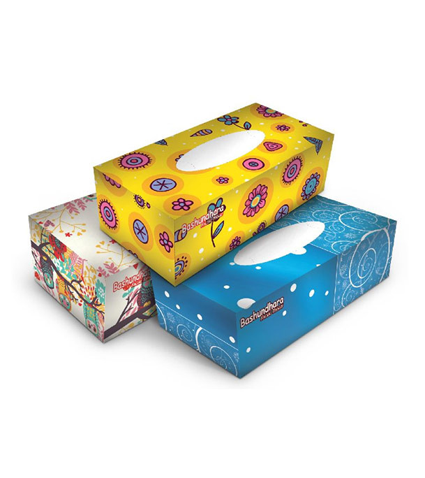 Bashundhara Facial Tissue 200*2 Sheet Poly Pack Brand Category: Napkins & Tissue Papers