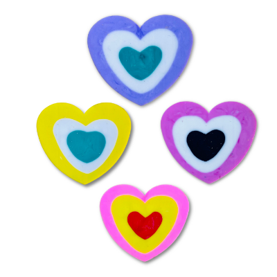 Good Luck Eraser - Heart - Multi Color( Perfumed )
