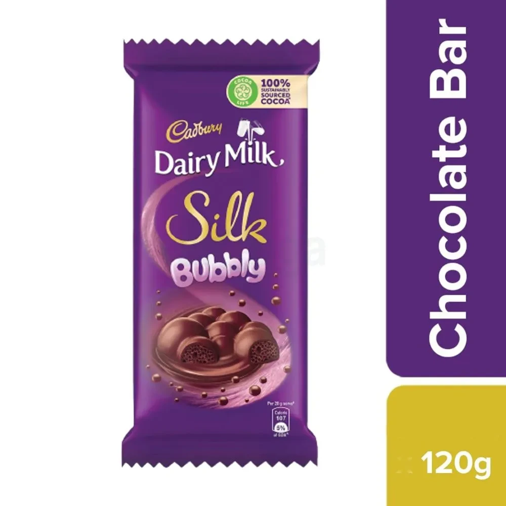 Cadbury Dairy Milk Silk Bubbly Chocolate Bar