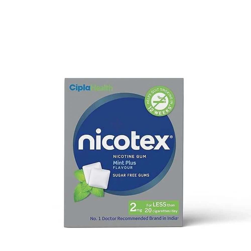 Nicotex Nicotine Gum Mint Plus Flavour