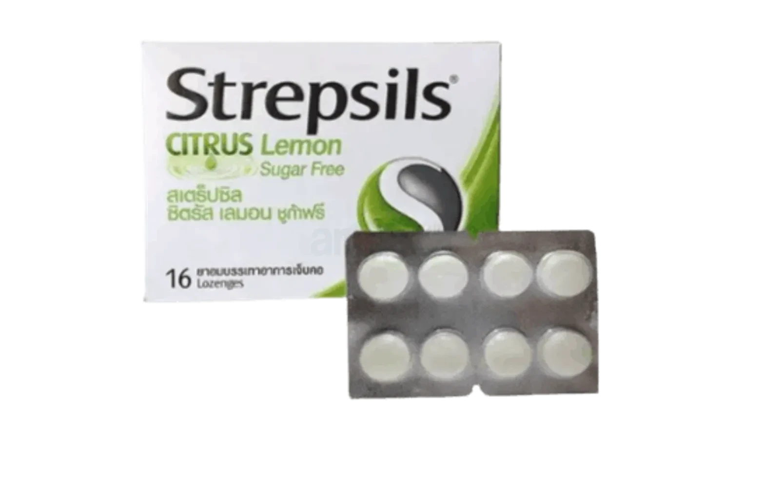 Strepsils Citrus Lemon Sugar Free 16's Lemon