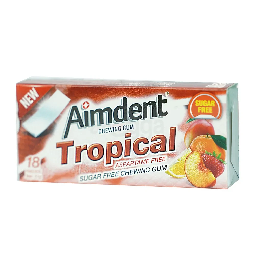 Aimdent Chewing Gum Tropical 31gm