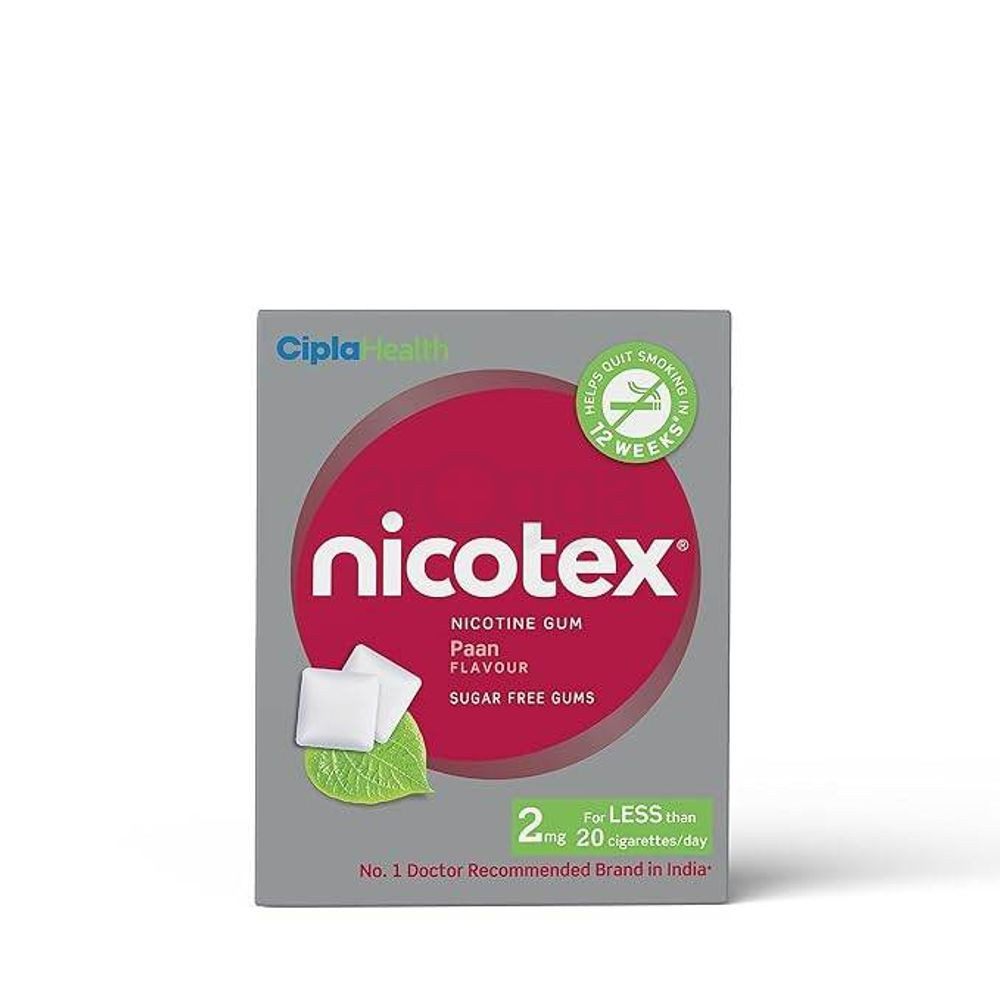 Nicotex Nicotine Gum Paan Chewing Gum