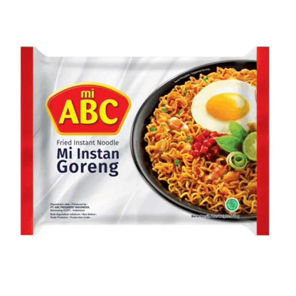 Mi ABC Fried Instant Noodle MI Instan Goreng Pancit Canton 1's Pack