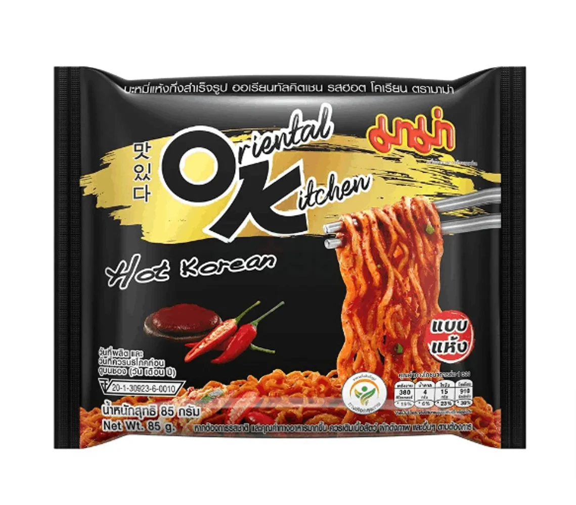 Mama OK Instant Noodles Hot Korean Flavour 85gm