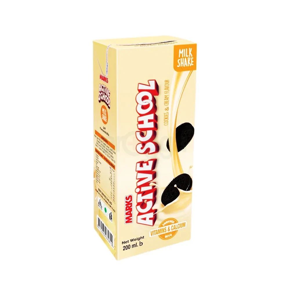Marks Active School Cookie & Cream Flavour Milk Shake 125ml