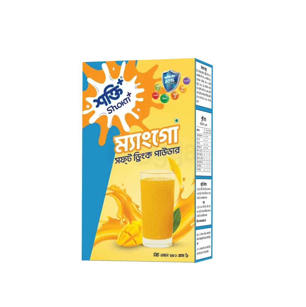 Shokti+ Mango Soft Drink Powder-P&F Pack