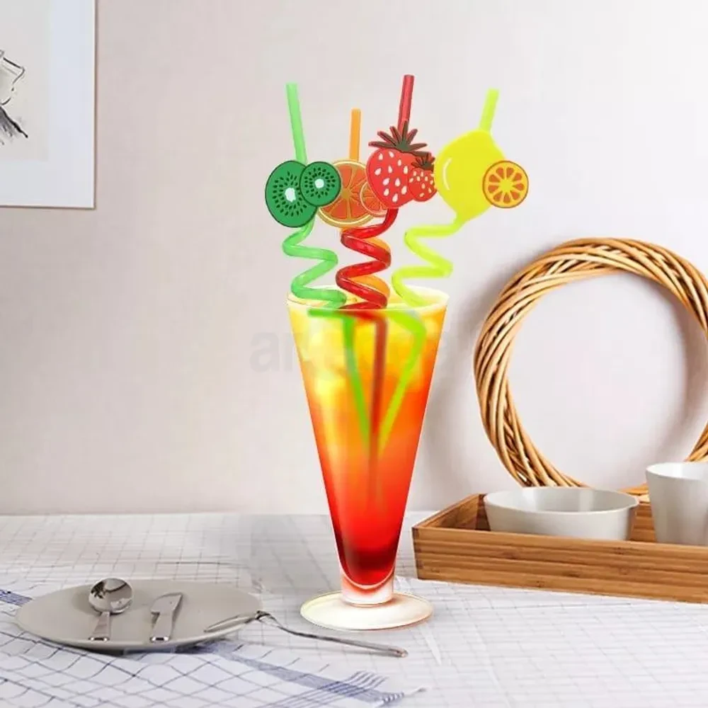 New Juice Pipe 4 Pcs - Straw