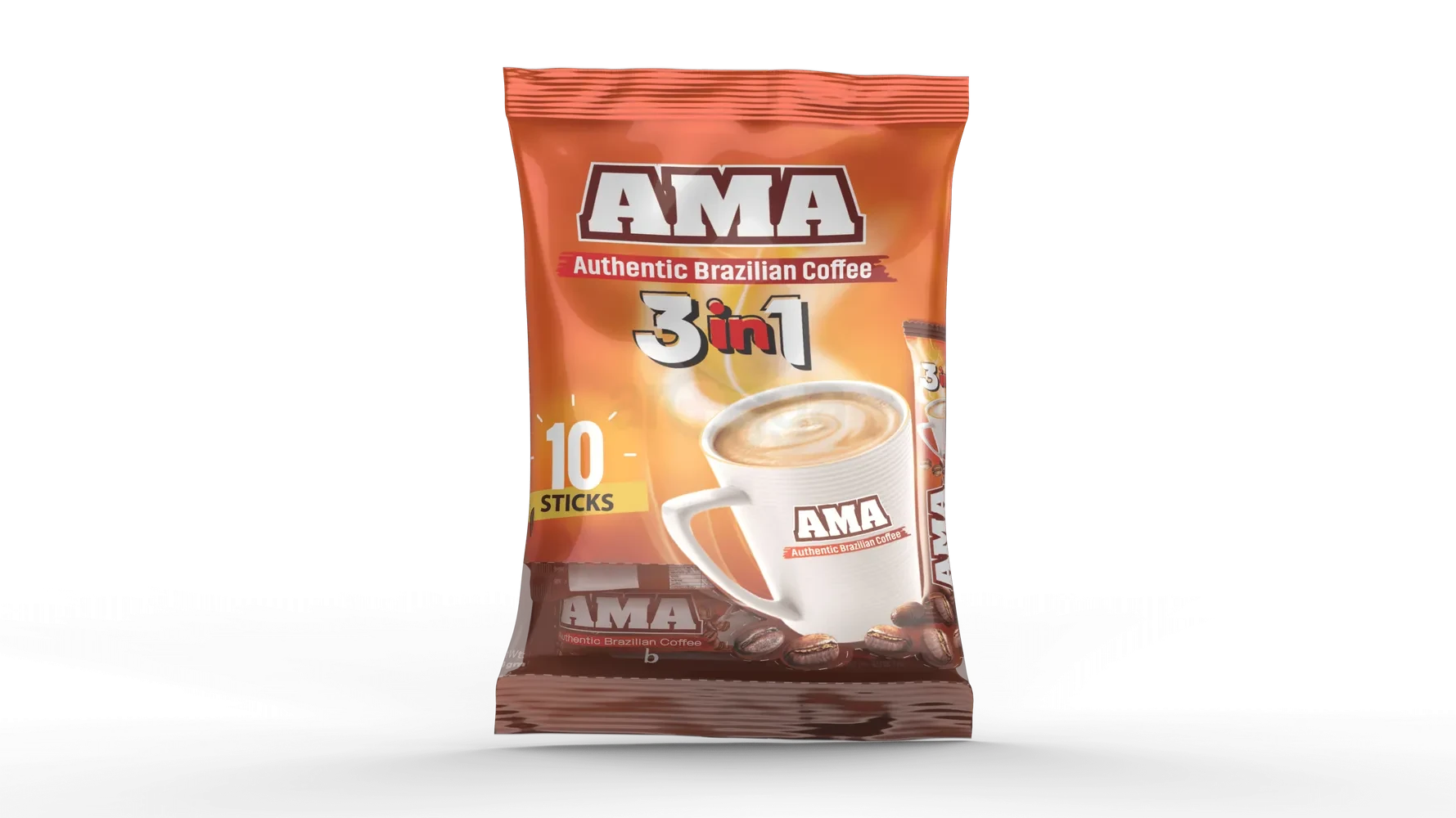 AMA 3-in-1 coffee 150gm (10 Stick in per box)