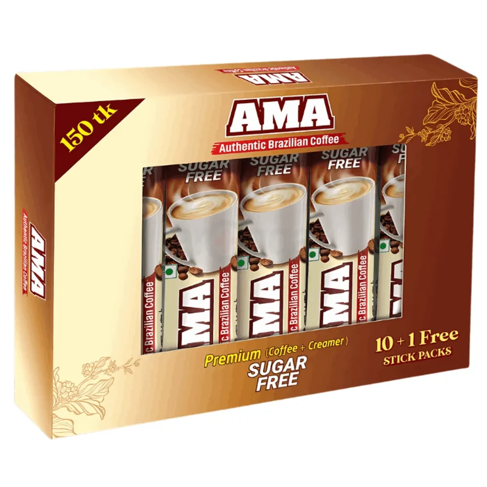 AMA Sugar Free Coffee 150gm Box