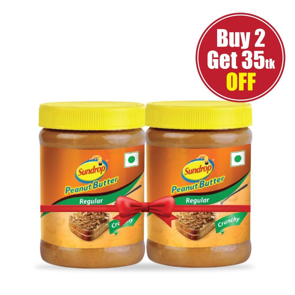 Sundrop Peanut Butter Honey Roast Regular Crunchy 200gm (Buy 2, Get 35 TK Off) 200gm