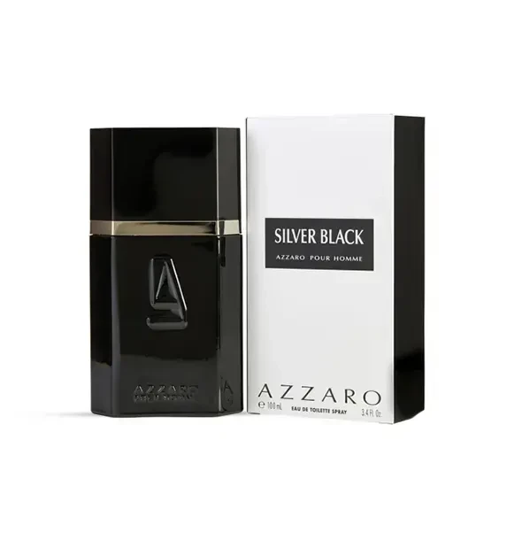 Azzaro Silver Black Eau De Toilette Spray Pour Homme - 100ml