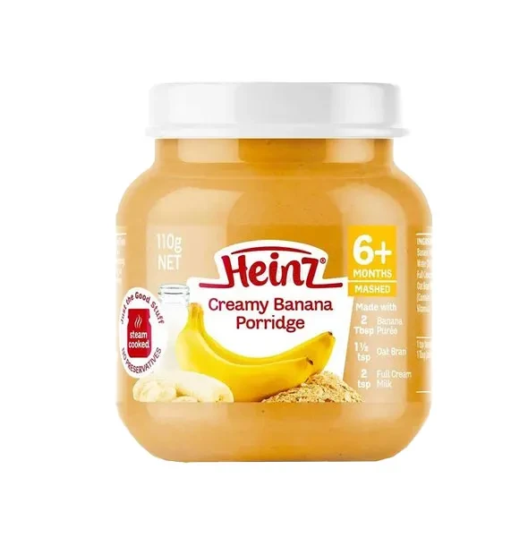 Heinz Creamy Banana Porridge 6+Months - 110g