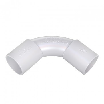 SHORT BEND 1/2˝ WHITE