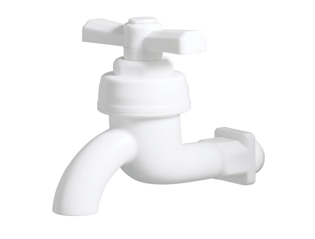 Slot Handle Tap S-2 White