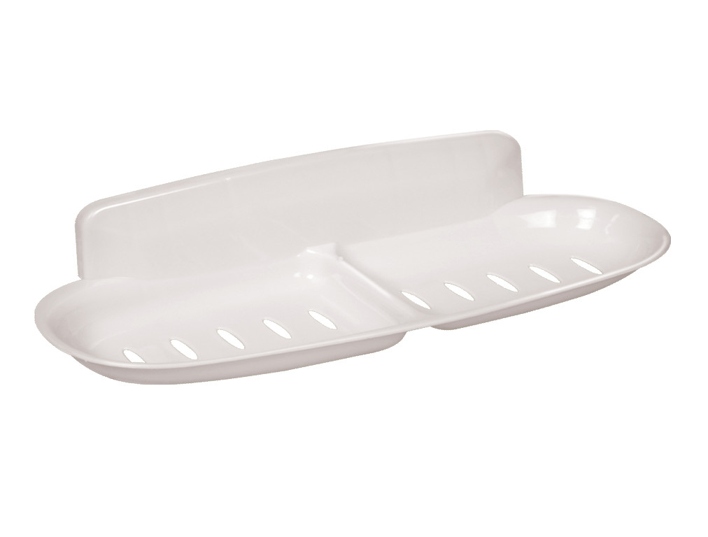 Double Deluxe Soap Case -White