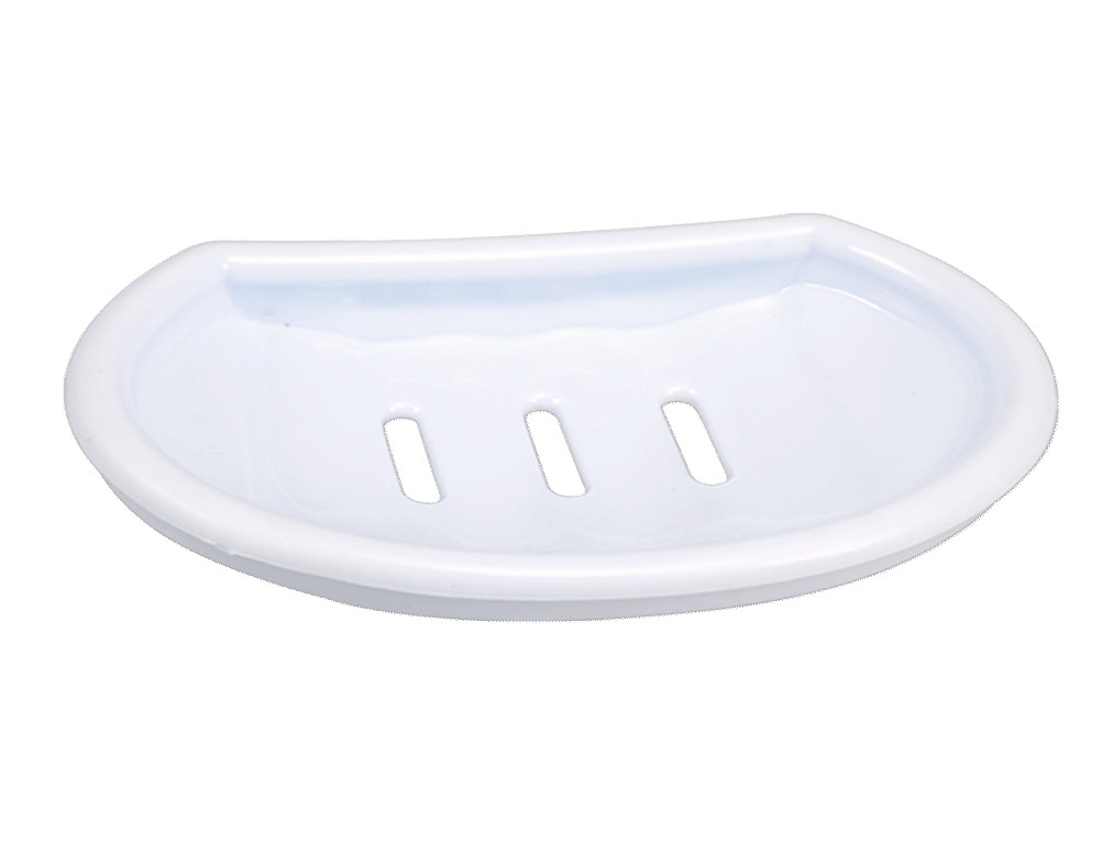 Round Soap Case -White