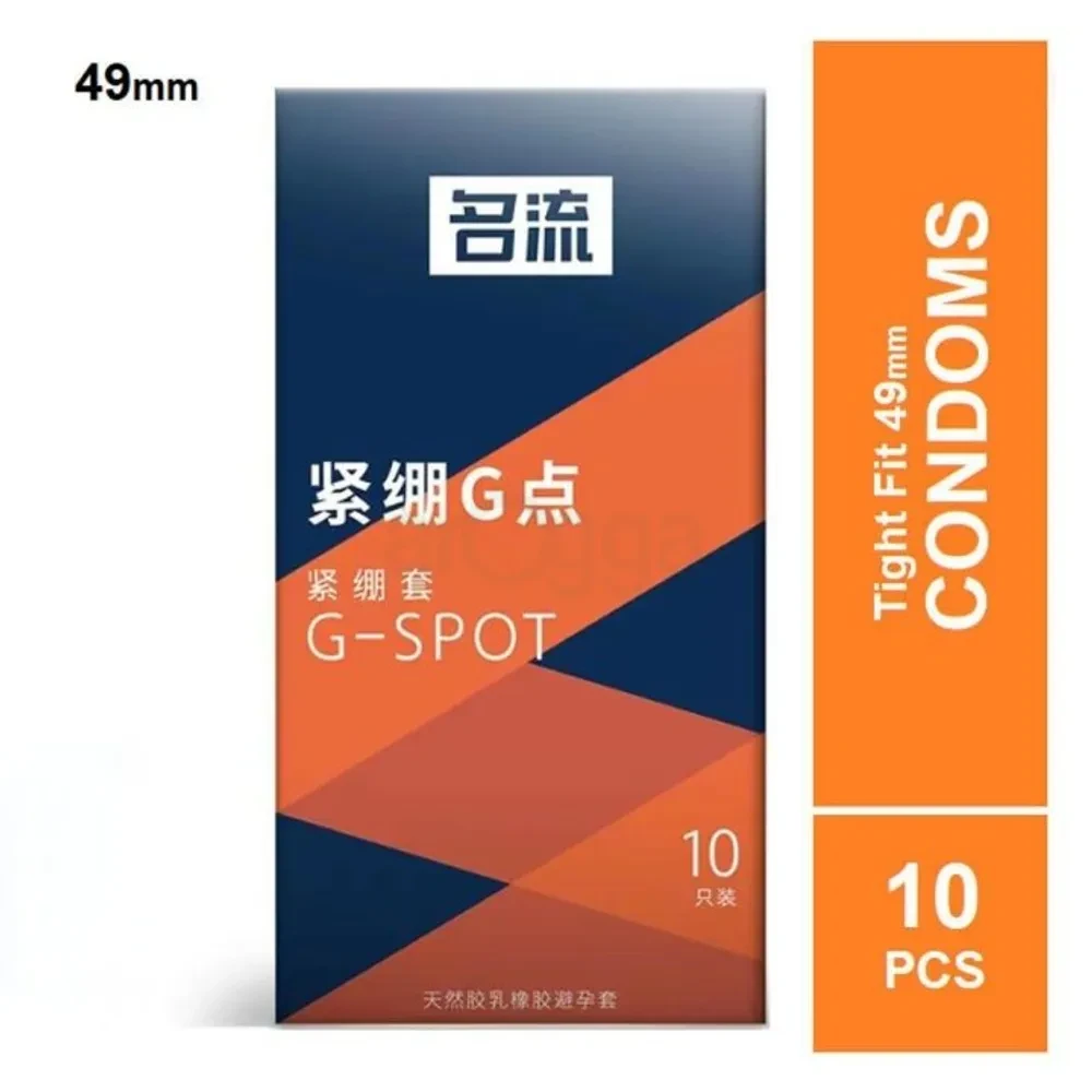 Celebrity Small Condom G Spot Condom 49mm Dotted Condom - 10Pcs Pack (From Malaysia)