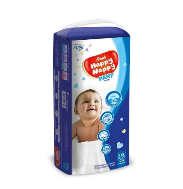 Fresh Happy Nappy Pants Baby Diaper (12-25Kg) - XXL 24pcs