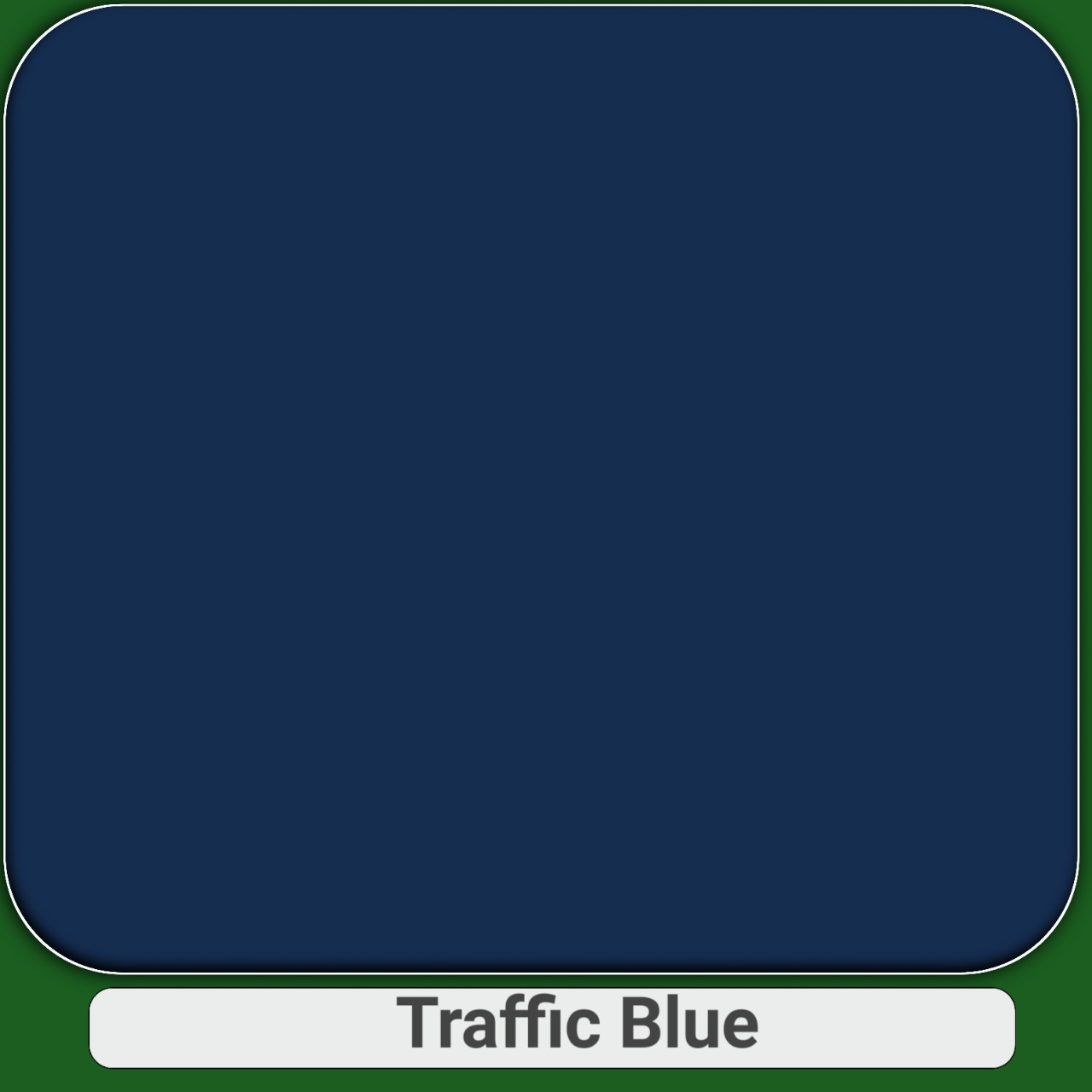 Berger Doors, Wood, Metal, grill Paint- Traffic blue